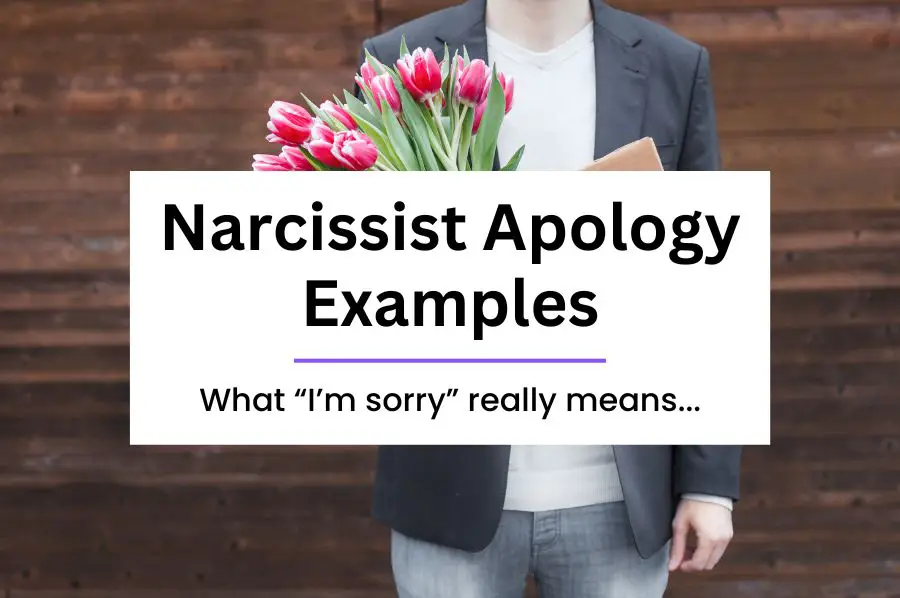 Narcissist Apology Examples