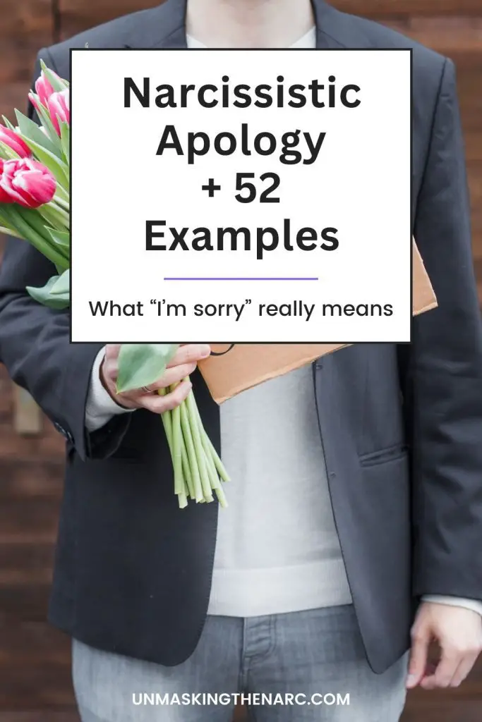 Narcissist Apology Examples - PIN