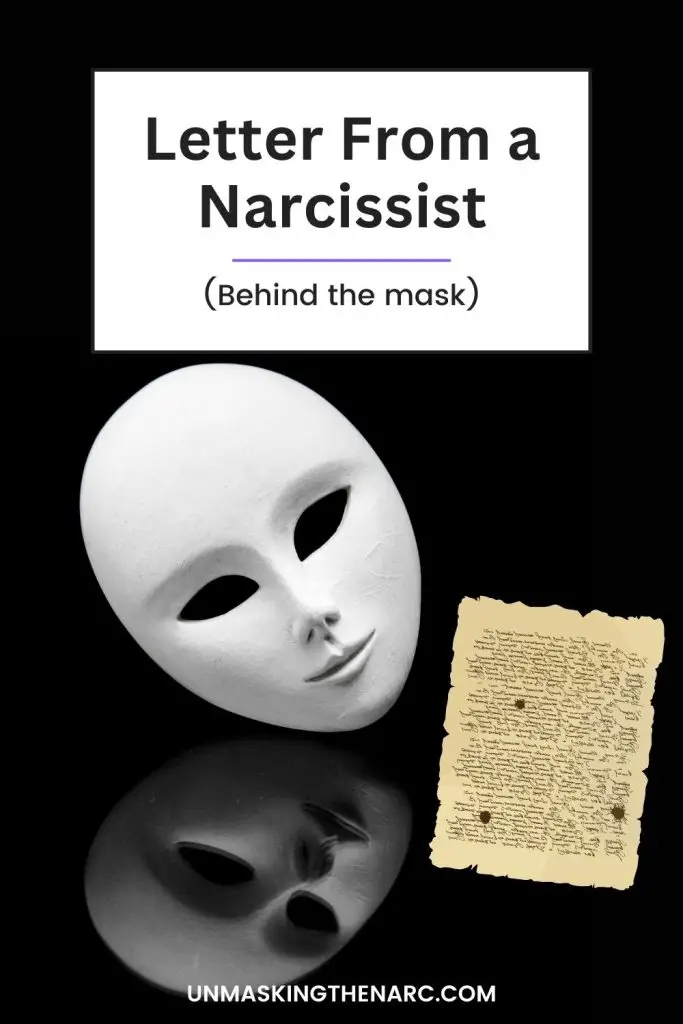 Letter From a Narcissist's True Self - PIN
