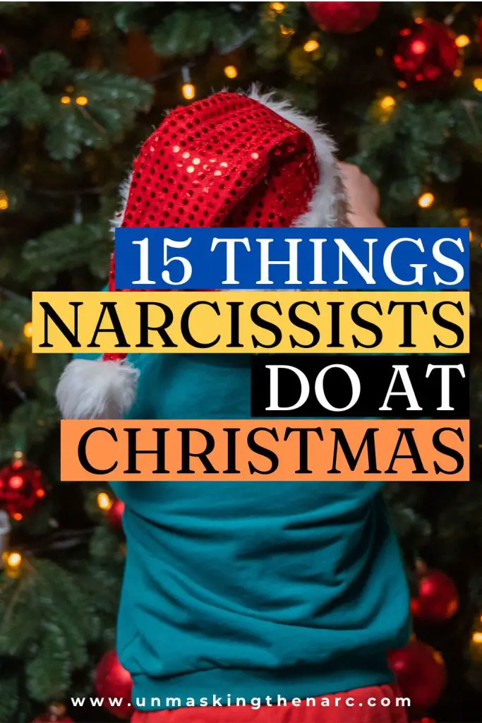 Narcissists at Christmas - PIN
