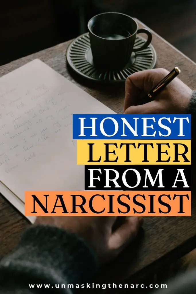 Letter From a Narcissist - PIN