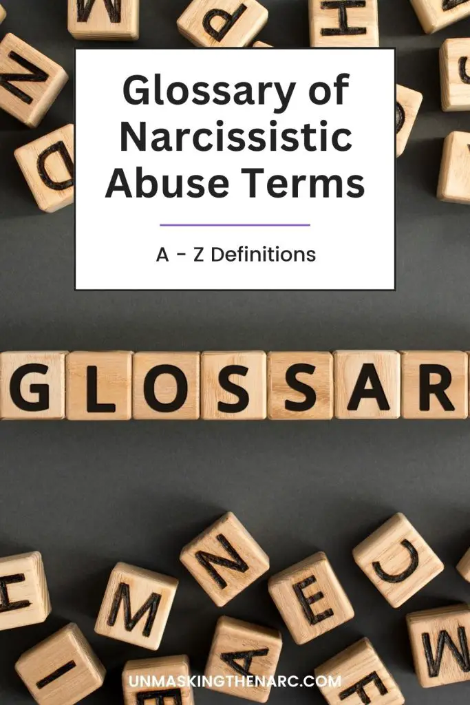 Glossary of Narcissistic Abuse Terms - PIN