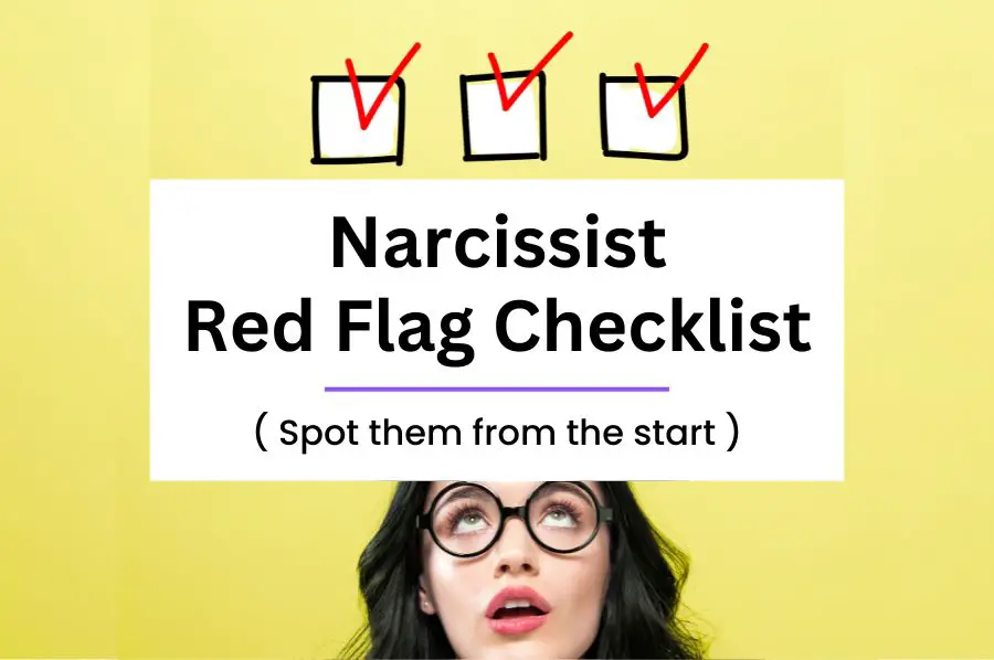 Narcissist Red Flag Checklist