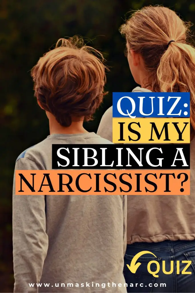 'Is My Sibling a Narcissist?' Quiz - PIN