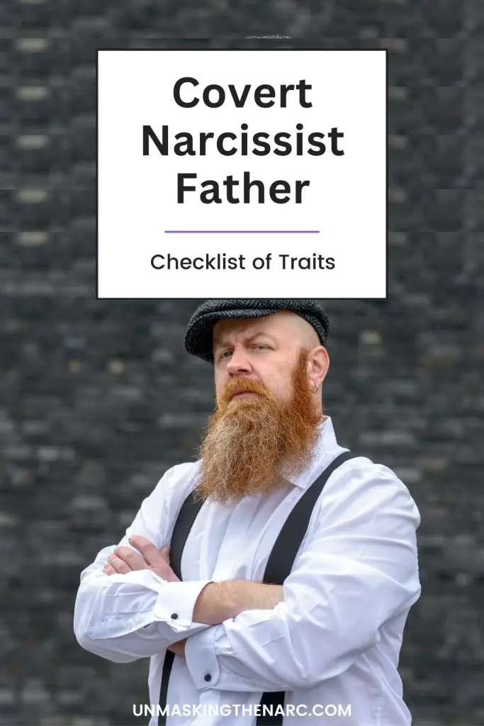 Covert Narcissist Father Checklist - PIN
