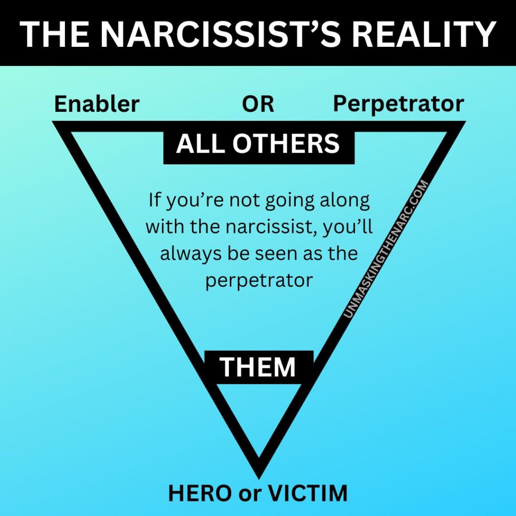 Narcissist's Reality - Inverted Triangle