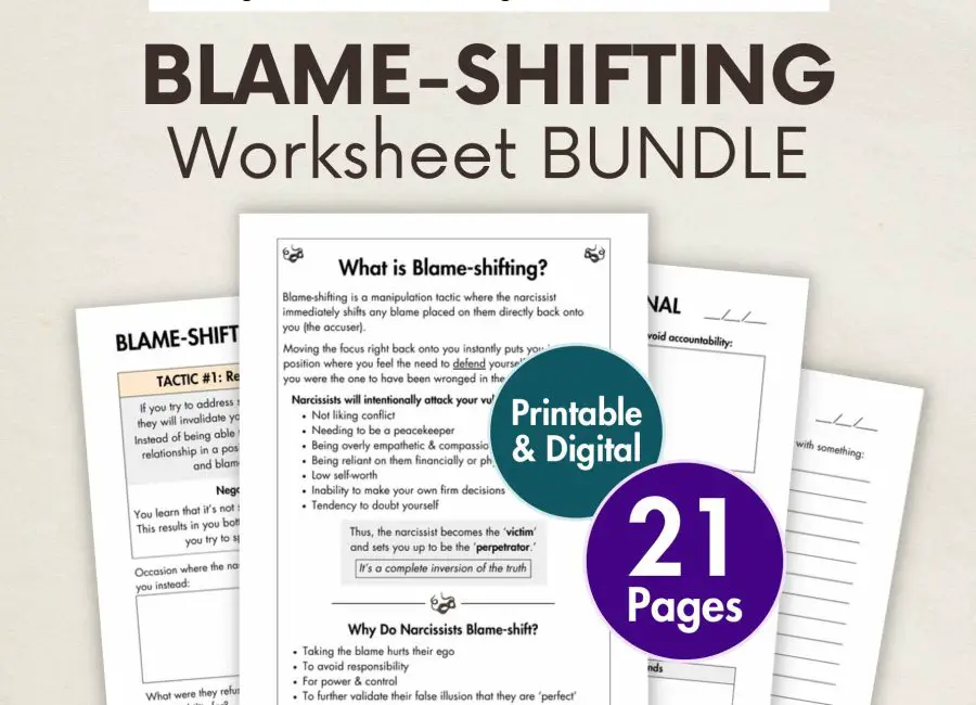 Blame-shifting BUNDLE (Tactics + Journal)